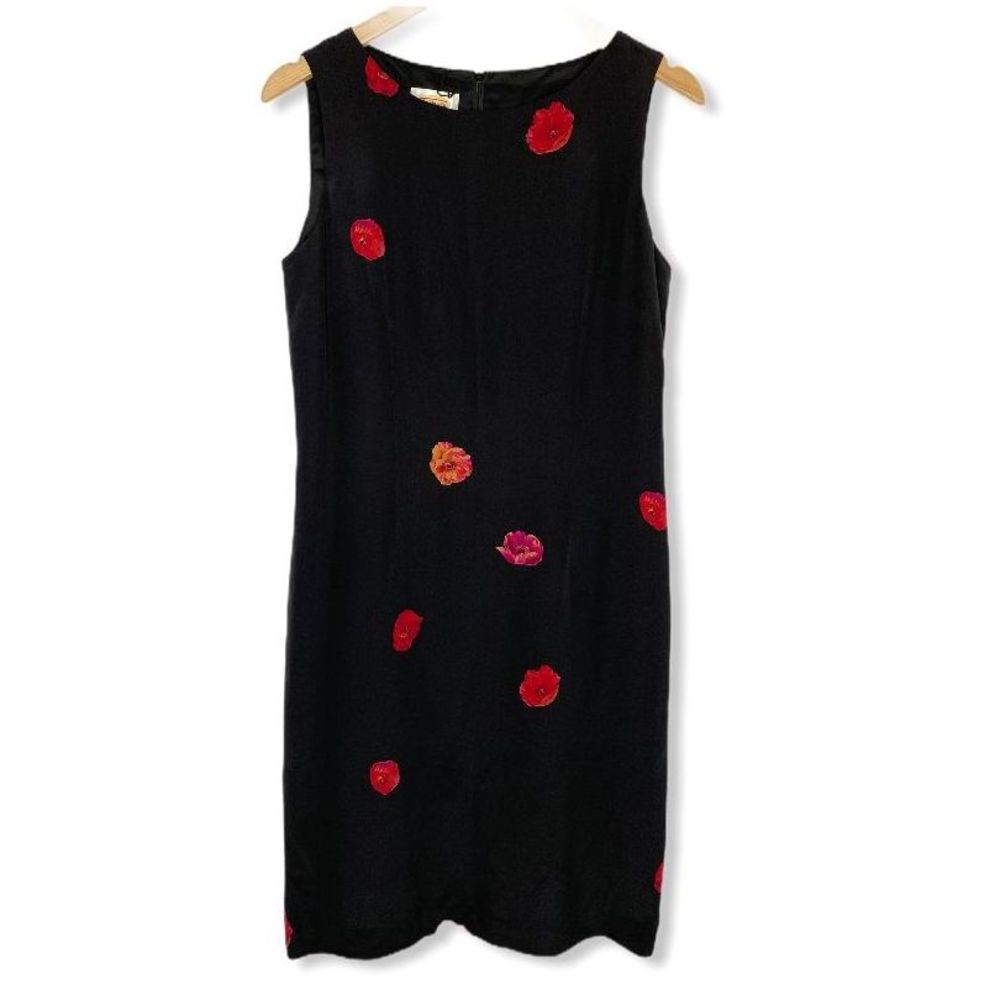 NWT Talbots Floral Sheath Dress 100% Silk